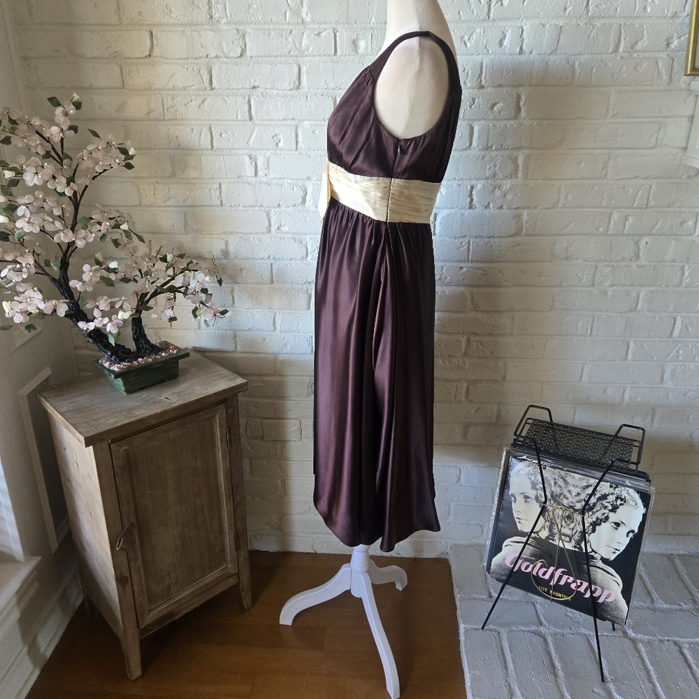 Vintage Rory Gilmore Y2K 100% Silk Shelli Segal Dress, Party - Picture 5 of 13